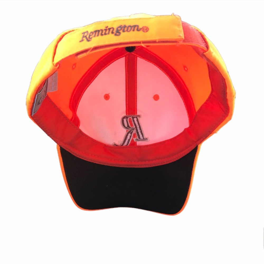 Remington R Logo Blaze Orange Hat Hunting - Picture 6 of 6